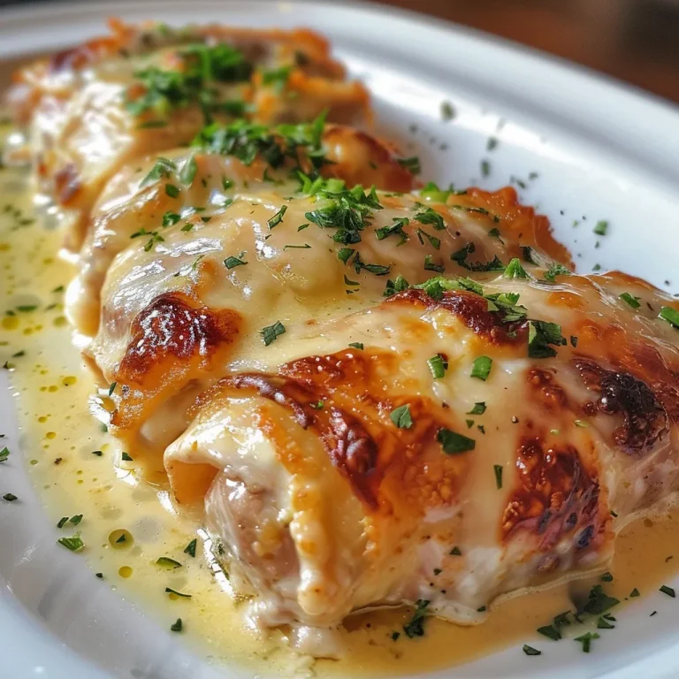 Close-up of four baked cannelloni filled with ricotta cheese and spinach, topped with melted mozzarella and tomato sauce.