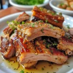 Crispy fried pork belly pieces on a paper towel.