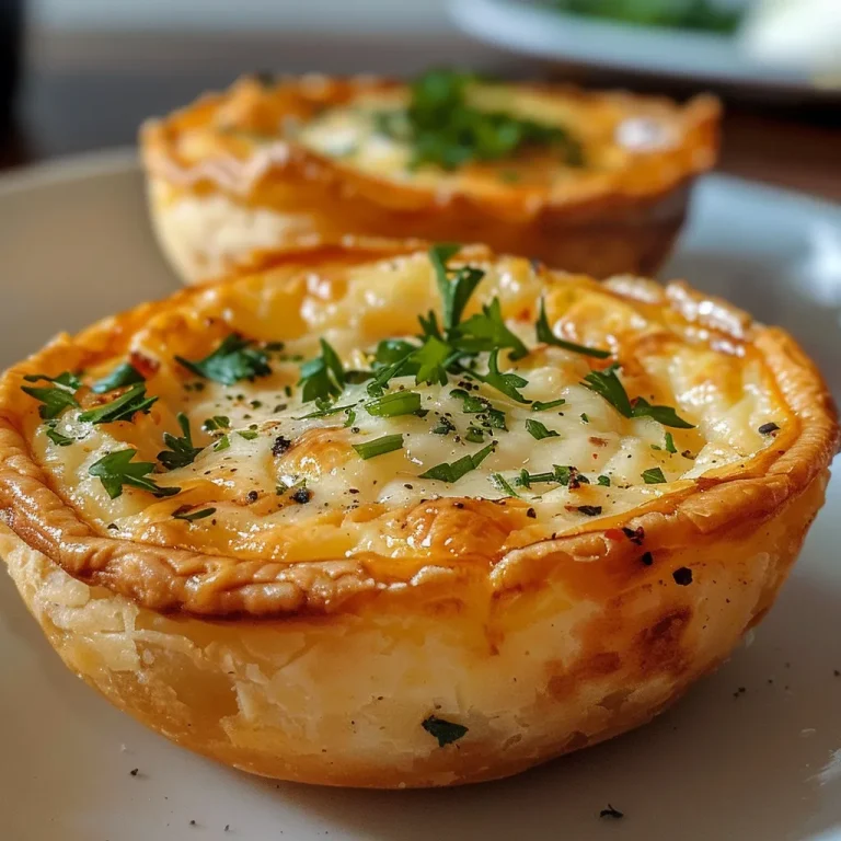 Mini Quiche de Queijo: Uma Delícia que Transforma Qualquer Momento em Festa Close-up de uma mini quiche de queijo, mostrando a crosta dourada e recheio cremoso.