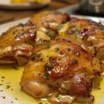Close-up de um filé de frango grelhado suculento.