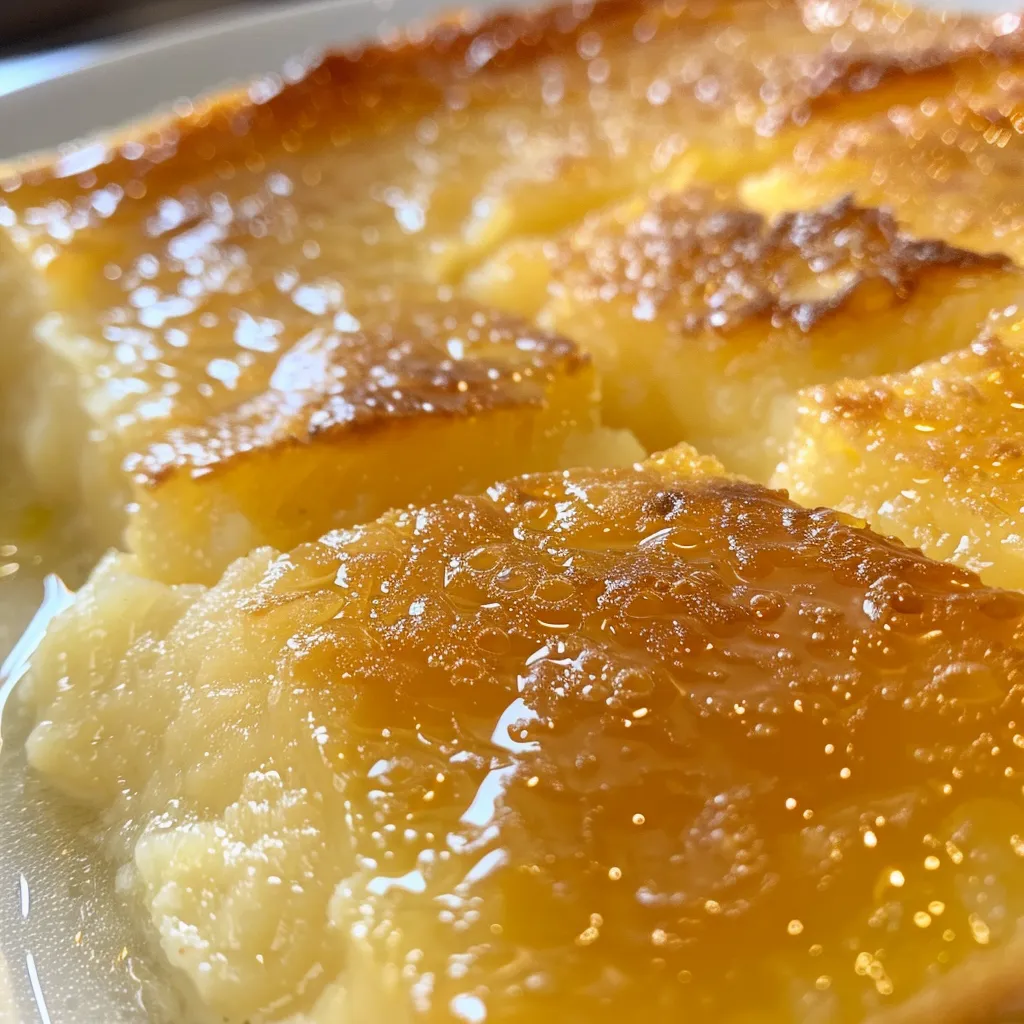 Side view of a luscious and vibrant sweet potato puree, showcasing its rich color and creamy consistency.