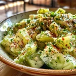 Close-up of Salada fresca de Wirsing with vibrant green cabbage and creamy dressing.