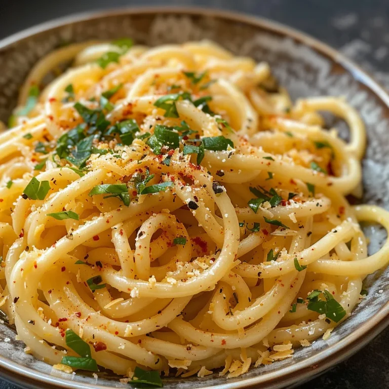 Close-up of a plate of Espaguete ao Molho de Limão Siciliano with lemon zest.