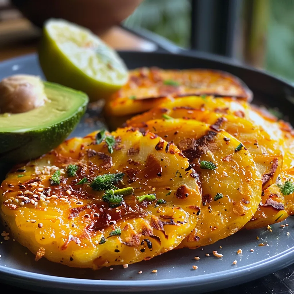 Side view of delicious avocado toast, showcasing vibrant green avocado on crispy bread.