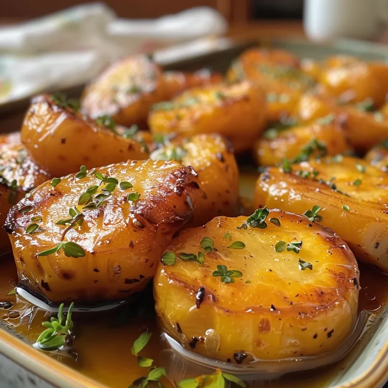 Batatinha cozida e temperada em um prato, vista lateral.