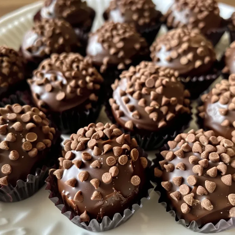 Delícias em Forma de Bolinho: Aprenda a Fazer Brigadeiros Irresistíveis! Brigadeiros de chocolate em um prato, vistos de lado, com cobertura de granulado.