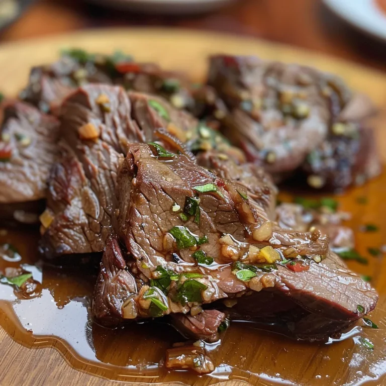 Foto de Carne Assada na Panela, mostrando carne suculenta e temperos frescos.