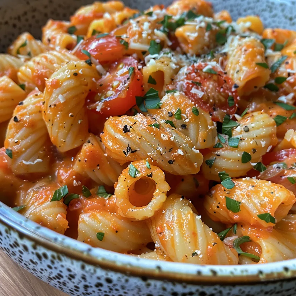 Prato de espaguete coberto com molho de tomate e parmesão.