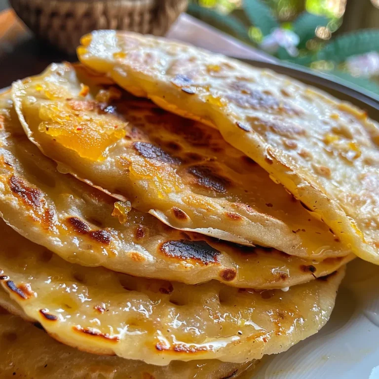 Close-up side view of a stack of fluffy American pancakes, golden brown and appetizing.