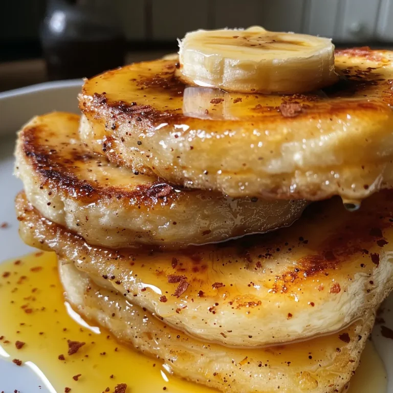 Desperte o Chef que Existe em Você com Estas Panquecas de Banana e Aveia! Pilha de panquecas de banana e aveia, douradas e suculentas, com textura visível.