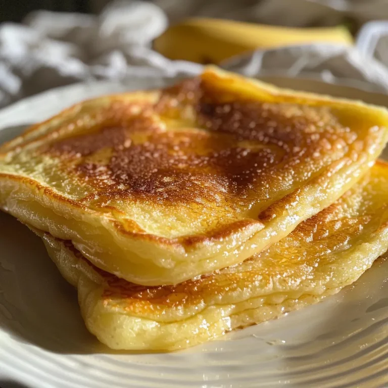 Desperte o Chef que H em Voc com Estas Deliciosas Panquecas de Cacau Close-up de panquecas de cacau empilhadas, com banana fatiada e mel.