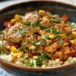 Close-up of tapioca de frango com catupiry, showcasing juicy chicken and creamy cheese filling.