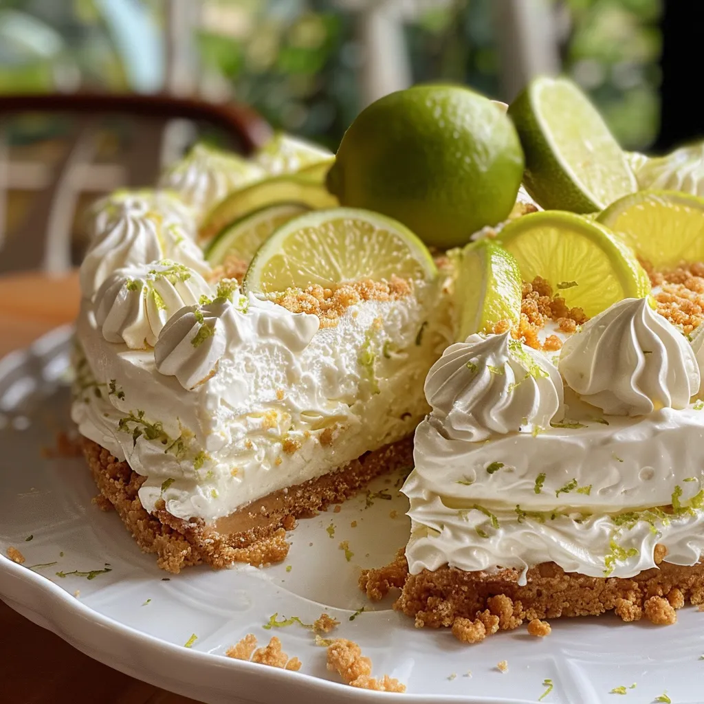 Lateral de uma torta de limão sem forno, coberta com raspas de limão.