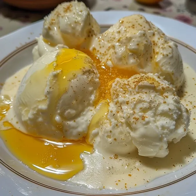 Juicy Bolo Gelado de Maracujá with a side angle, highlighting its layers and vibrant color.