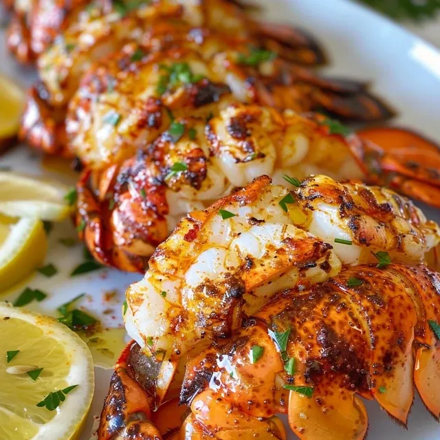 Descubra o Sabor Irresist vel dos Bites de Lagosta Manteiga de Alho Close-up of garlic butter lobster bites, showcasing the succulent pieces of lobster in a rich sauce.
