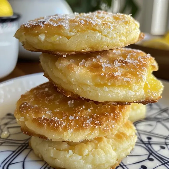 Side view of lemon-flavored cookie cups topped with lemon zest.