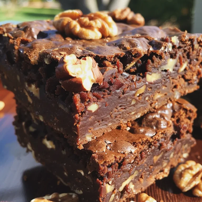 Brownies de Chocolate Cru: O Del cio que Vai Encantar Seu Paladar Close-up de brownies de chocolate cru, com textura úmida e ingredientes visíveis ao lado.