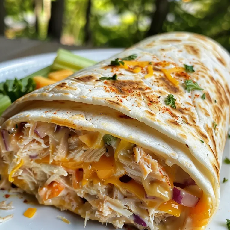 Close-up de um wrap de atum, com camadas visíveis e ingredientes frescos.