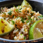 ['Prato de Arroz de Limão com ingredientes frescos ao lado.', 'Close-up de Arroz de Limão decorado com ervas.', 'Arroz de Limão em um prato raso, com limão ao redor.', 'Porção de Arroz de Limão com alho e cebola visíveis.']