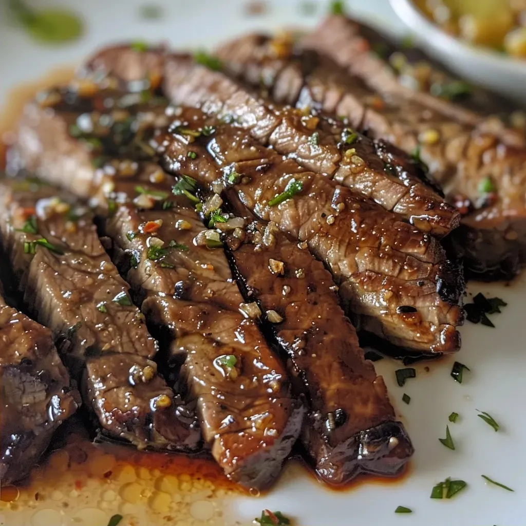 ['Bifes de atum fresco grelhados ao alho, side view.', 'Atum fresco ao alho com limão, servido em prato.', 'Close-up de atum ao alho, decorado com salsinha.', 'Prato de atum grelhado ao alho, com ingredientes ao redor.']