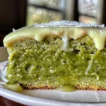 ['Bolo de Milho Verde suculento visto de lado.', 'Close de um bolo de milho verde, mostrando sua textura.', 'Fatia de bolo de milho verde, destaque para sua umidade.', 'Bolo de Milho Verde em perfil, com detalhes de sua cobertura.']