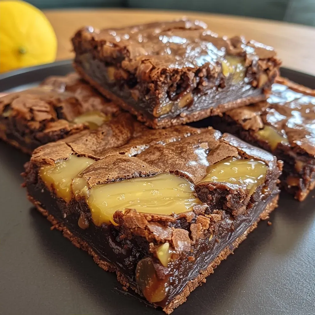 ['Brownie de limão com aveia e glacê em close-up.', 'Delicioso brownie de aveia com cobertura de glacê de limão.', 'Fatia de brownie de limão e aveia, mostrando a textura e o glacê.', 'Brownie de limão com aveia, apresentado de lado com glacê.']