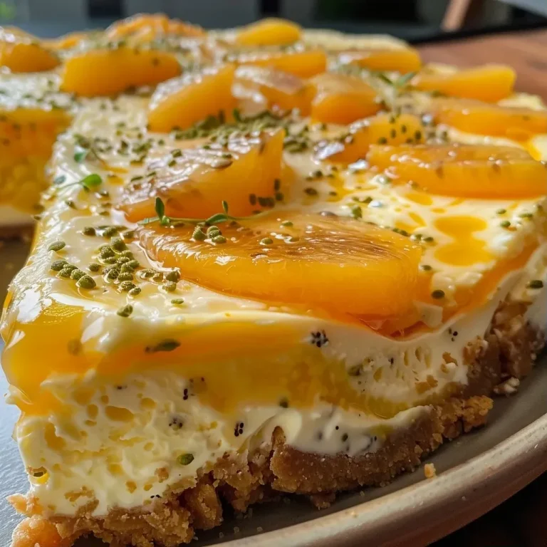 ['Cheesecake de maracujá com cobertura brilhante.', 'Fatia de cheesecake de maracujá em um prato.', 'Close-up de cheesecake de maracujá decorado com polpa.', 'Cheesecake de maracujá com borda de biscoito.']