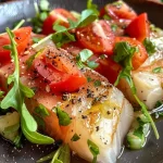 ['Dente de alho cru ao lado de ingredientes frescos.', 'Alho cru com acompanhamentos coloridos em uma mesa.', 'Close de dente de alho ao lado de salada e molho.', 'Dente de alho fresco apresentado com iogurte e salsa.']