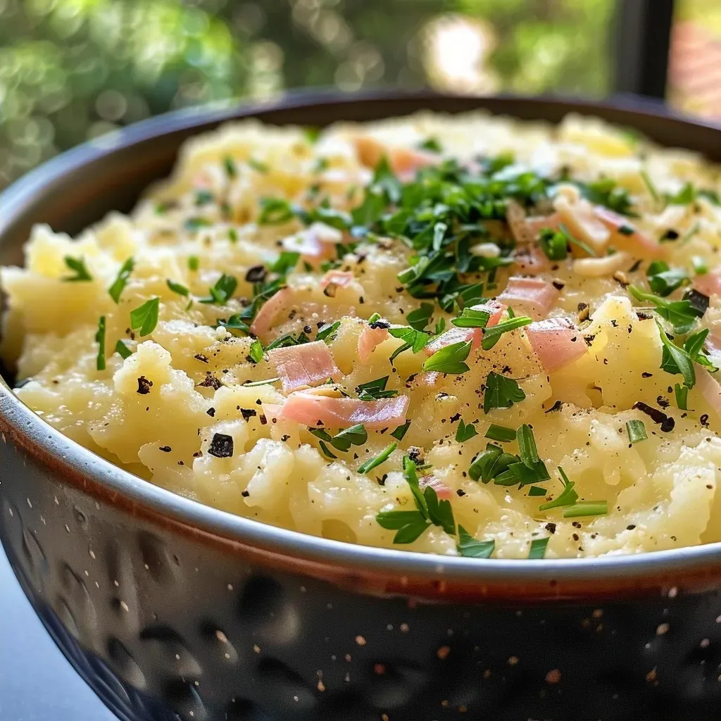 ['Farofa low carb de couve e ovo em um prato.', 'Close-up de farofa com couve e ovos.', 'Farofa de couve com ingredientes saudáveis.', 'Porção de farofa low carb em um prato fundo.']