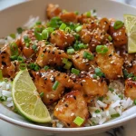 ['Peito de frango com molho de manga, servido em um prato.', 'Frango caramelizado com glaze de manga, decorado com cebolinhas.', 'Close de pedaços suculentos de frango com molho asiático de manga.', 'Frango com molho de manga e especiarias, exibido de lado.']