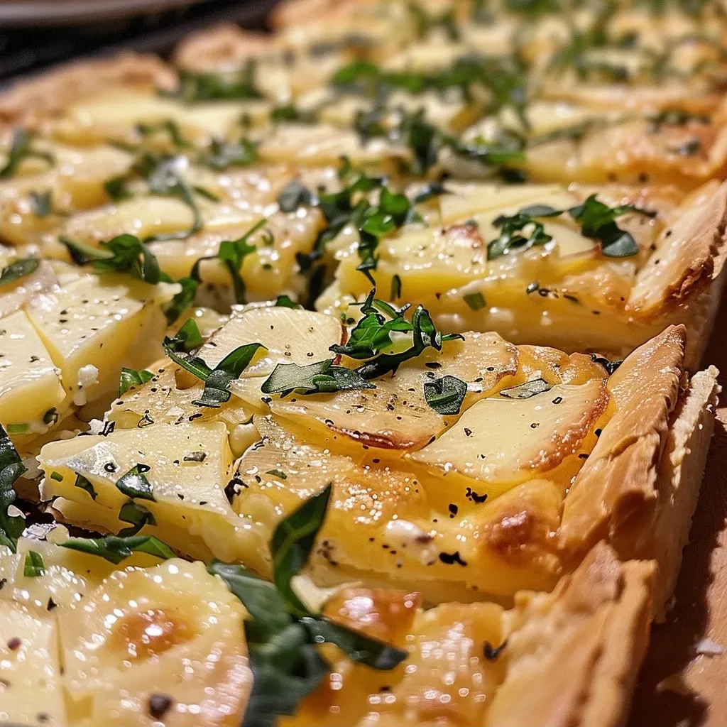 ['Close up de um Käsekuchen salgado com ingredientes visíveis.', 'Fatia de Käsekuchen salgado, destacando sua textura cremosa.', 'Vista lateral de um Käsekuchen salgado, mostrando camadas e cobertura.', 'Imagem detalhada de um Käsekuchen salgado, com ervas e nozes.']