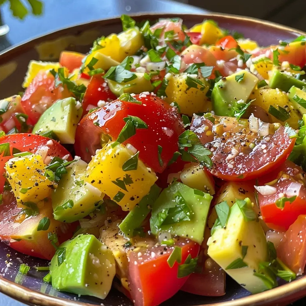 ['Salada colorida de cuscuz com abacate e ovo, vista lateral.', 'Close-up de salada de cuscuz com ingredientes frescos, incluindo abacate e ovo.', 'Detalhe de uma salada de cuscuz acompanhada de abacate e ovos cozidos.', 'Salada de cuscuz com abacate, ovo, tomate e nozes, vista lateral.']