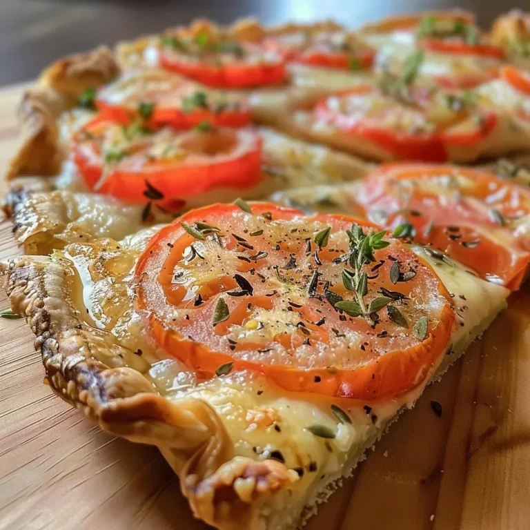 ['Tarte rustique de tomates e queijo de cabra com crosta dourada.', 'Close-up de uma tarte rústica recheada com tomates e queijo de cabra.', 'Tarte de tomate e queijo de cabra, mostrando a textura suculenta.', 'Vista lateral de uma tarte rústica com tomates frescos e queijo de cabra.']