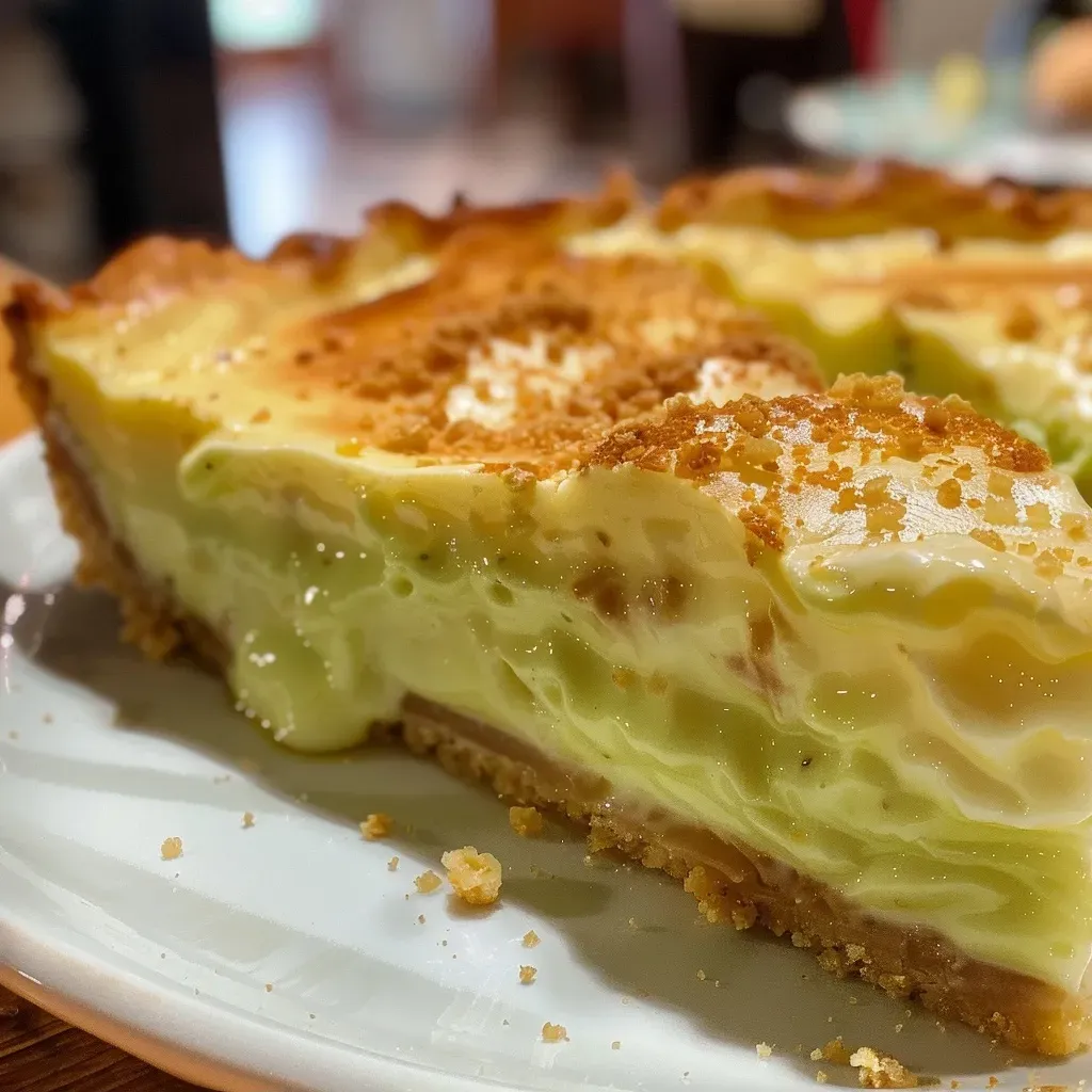 ['Torta cremosa de milho verde vista lateral, com textura suave e dourada.', 'Close-up da torta de milho verde, mostrando sua crosta e recheio cremoso.', 'Fatia de torta cremosa de milho verde, destacando a sua cor e consistência.', 'Torta de milho verde com camada dourada por cima, em um prato rústico.']