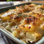 ['Prato de bacalhau com legumes gratinado saudável à vista.', 'Close de bacalhau gratinado com batatas e legumes.', 'Bacalhau saudável gratinado com queijo e vegetais.', 'Porção de bacalhau com cenoura e couve gratinada.']