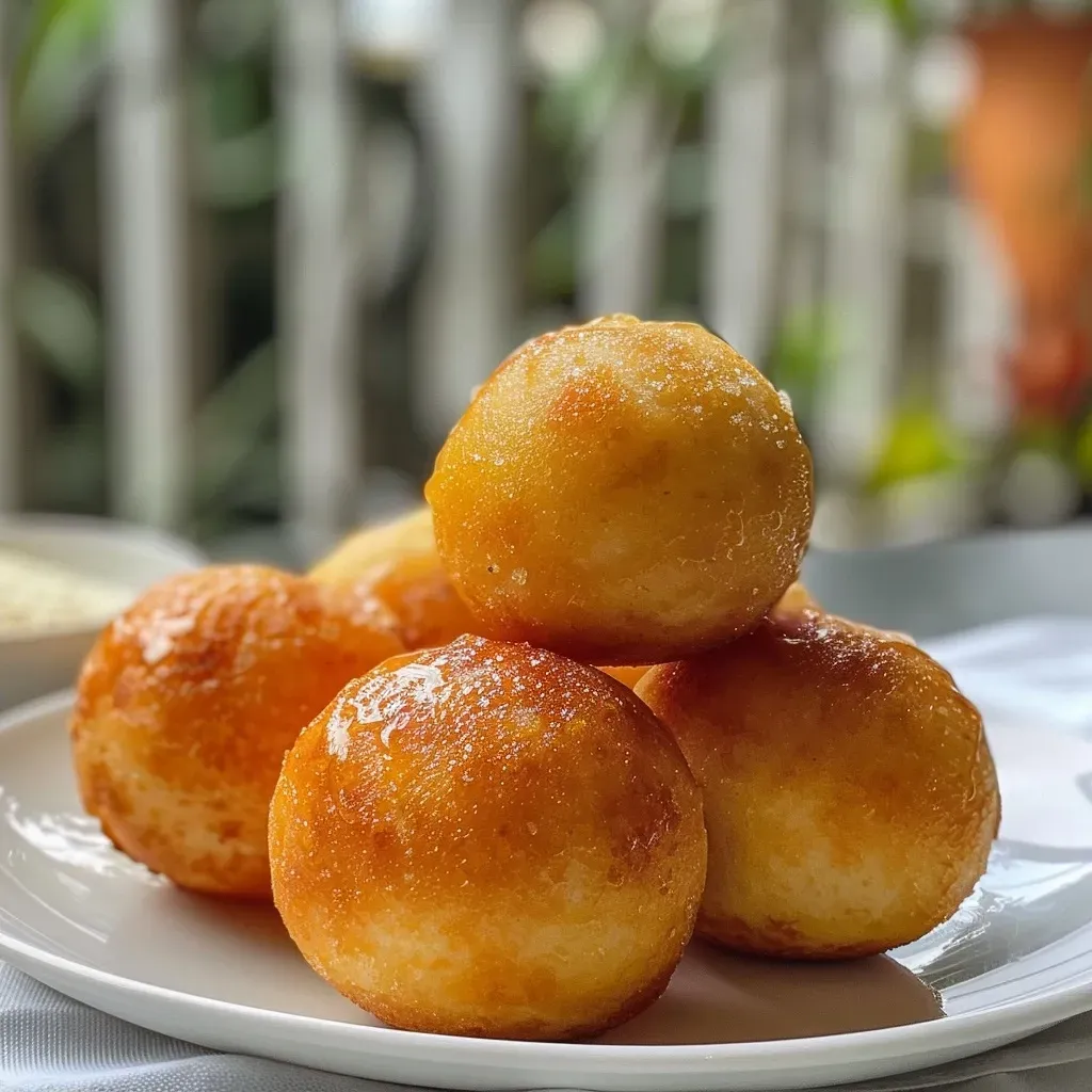 ['Bolinho de chuva FIT dourado e apetitoso em close.', 'Um bolinho de chuva saudável, com textura macia e polvilhado com canela.', 'Delicioso bolinho de chuva FIT, visto de lado, mostrando sua textura suculenta.', 'Close de um bolinho de chuva FIT, destacando sua cor e aspecto caseiro.']