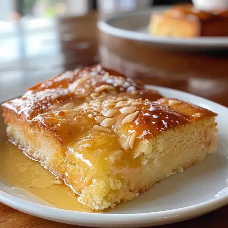 ['Bolo de fubá cremoso com pedaços de goiabada.', 'Close de um bolo de fubá cremoso com goiabada na lateral.', 'Fatias de bolo de fubá cremoso com goiabada expostas.', 'Vista lateral de um bolo de fubá cremoso com cubos de goiabada.']