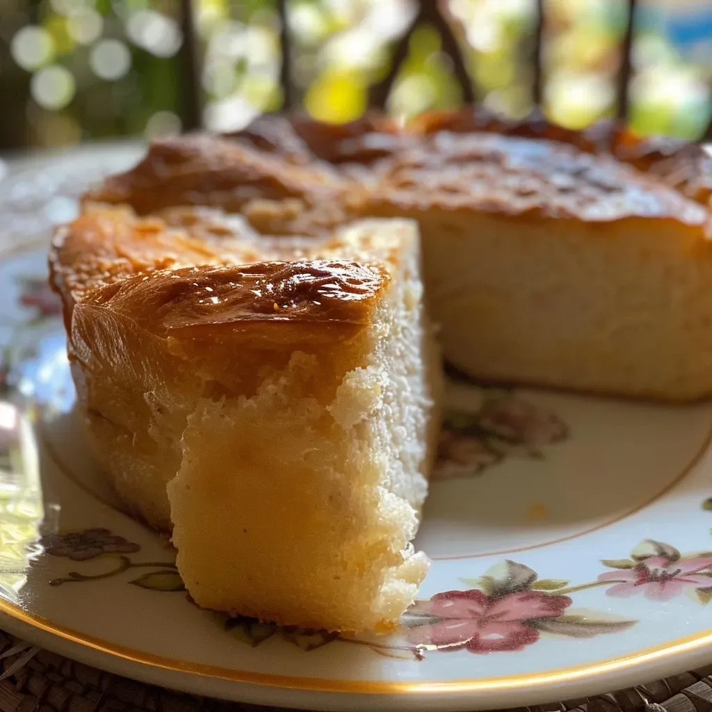 ['Bolo de fubá em fatias, com textura macia e cobertura dourada.', 'Close-up de bolo de fubá, mostrando o interior úmido e ingredientes.', 'Fatias de bolo de fubá em uma mesa, destacando a camada de queijo ralado.', 'Vista lateral de bolo de fubá, evidenciando a crocância na superfície.']