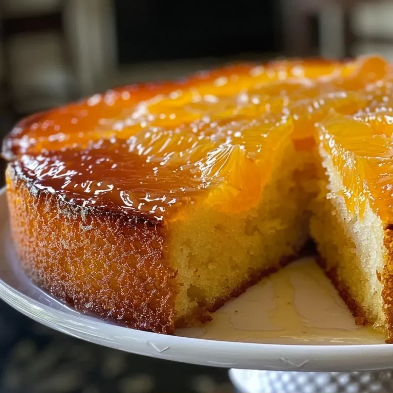 ['Bolo de laranja caseiro com calda suculenta em destaque.', 'Vista lateral de um bolo de laranja caseiro coberto com calda.', 'Fatia de bolo de laranja caseiro com calda, exibindo sua textura.', 'Detalhe do bolo de laranja caseiro, revelando a calda brilhante.']