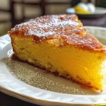 ['Bolo de Polenta de Limão com textura úmida e macia.', 'Close up de um bolo de polenta com cobertura de açúcar.', 'Fatia de bolo de polenta de limão com aparência apetitosa.', 'Detalhe do bolo de polenta de limão mostrando a crocância.']