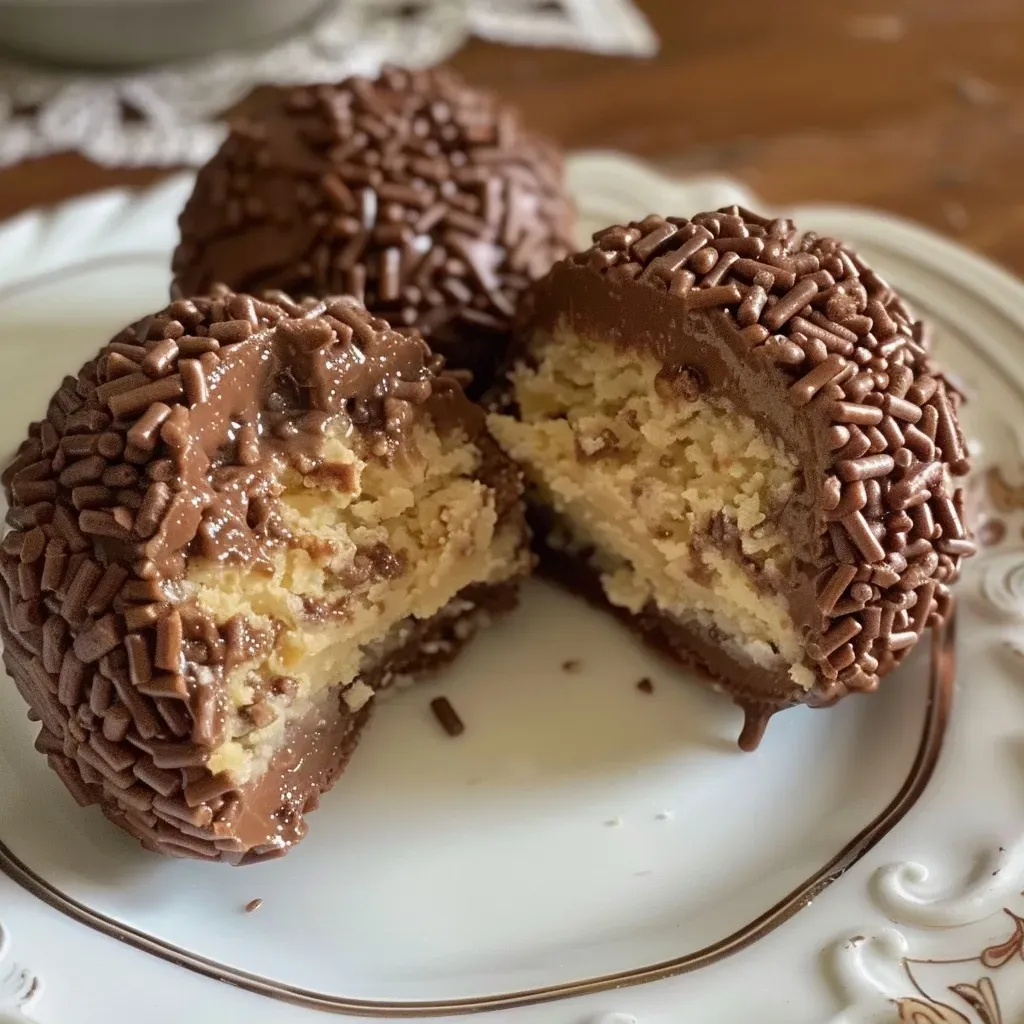 ['Bolo Vulcão de Brigadeiro com calda derretida.', 'Close-up de Bolo Vulcão recheado de brigadeiro.', 'Bolo Vulcão de Brigadeiro em lado, mostrando a textura.', 'Fatia de Bolo Vulcão com cobertura de brigadeiro.']