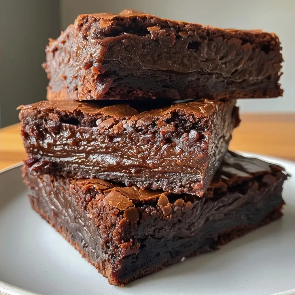 ['Brownies de Nutella com cobertura de iogurte grego.', 'Close-up de brownies com Nutella e iogurte grego por cima.', 'Fatias de brownies cobertas com iogurte grego e Nutella.', 'Brownies suculentos com cobertura cremosa de iogurte grego.']