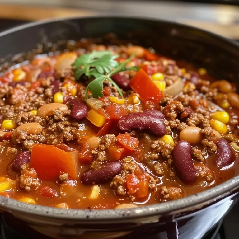 ['Prato de Chili Con Carne colorido e apetitoso.', 'Close em uma tigela de Chili sem glúten e sem lactose.', 'Chili Con Carne com carne moída e feijão.', 'Prato de chili com ingredientes frescos e suculentos.']
