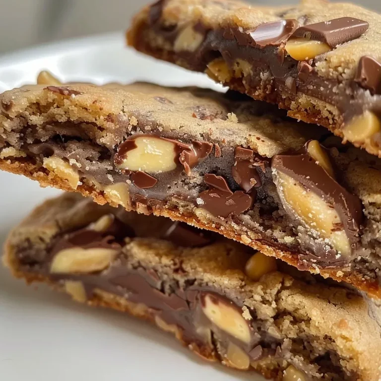 ['Close-up de um cookie de creme de avelã com chocolate.', 'Cookie de creme de avelã com gotas de chocolate, aparência suculenta.', 'Cookie de creme de avelã, mostrando textura e recheio.', 'Cookie de creme de avelã visto de lado, com chocolate derretido.']