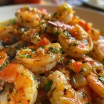['Escondidinho de camarão com aipim, servido em um prato.', 'Close de um prato de escondidinho de camarão com cobertura de aipim.', 'Escondidinho de camarão com mandioca, focado na cremosidade do prato.', 'Prato de escondidinho de camarão com aipim, decoração com ervas frescas.']