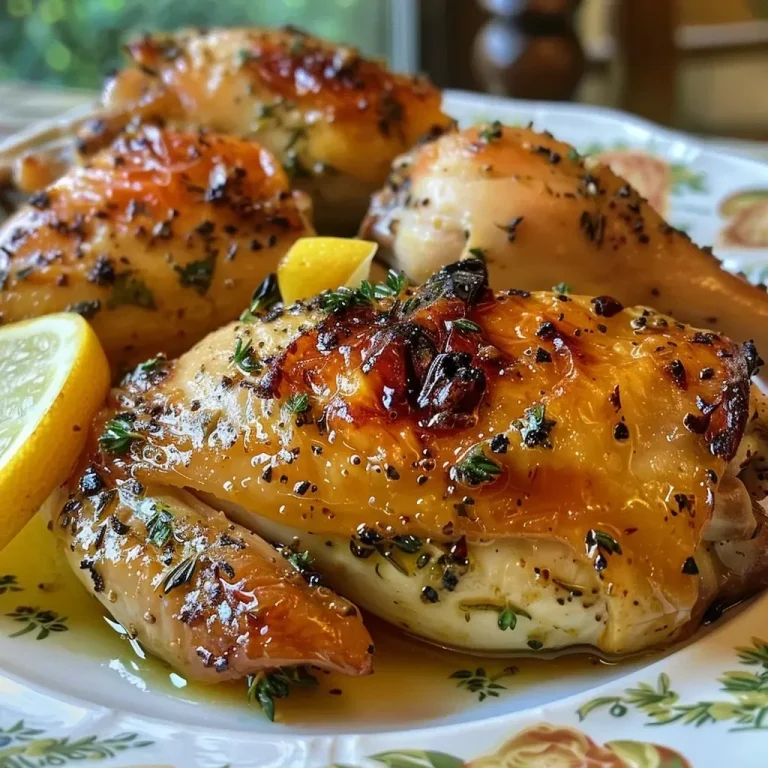 ['Frango grelhado com limão e ervas, suculento e dourado.', 'Peito de frango temperado com limão e ervas na grelha.', 'Close-up de frango grelhado com limão e alho.', 'Frango marinado em limão, ervas e especiarias, pronto para servir.']