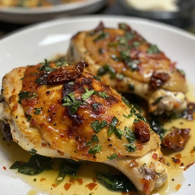 ['Peito de frango recheado com tomate seco e espinafre.', 'Frango suculento com recheio de espinafre e queijo.', 'Close de peito de frango recheado, mostrando ingredientes coloridos.', 'Frango assado com tomate seco e queijo, fatiado.']