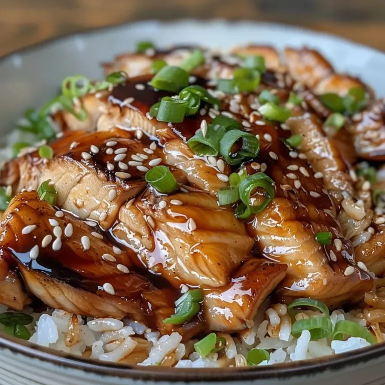['Prato de Frango Teriyaki suculento ao lado de arroz oriental.', 'Frango Teriyaki com arroz, mostrando a textura e cores vibrantes.', 'Close-up de Frango Teriyaki servido com arroz oriental.', 'Prato colorido de Frango Teriyaki e arroz, com ingredientes visíveis.']