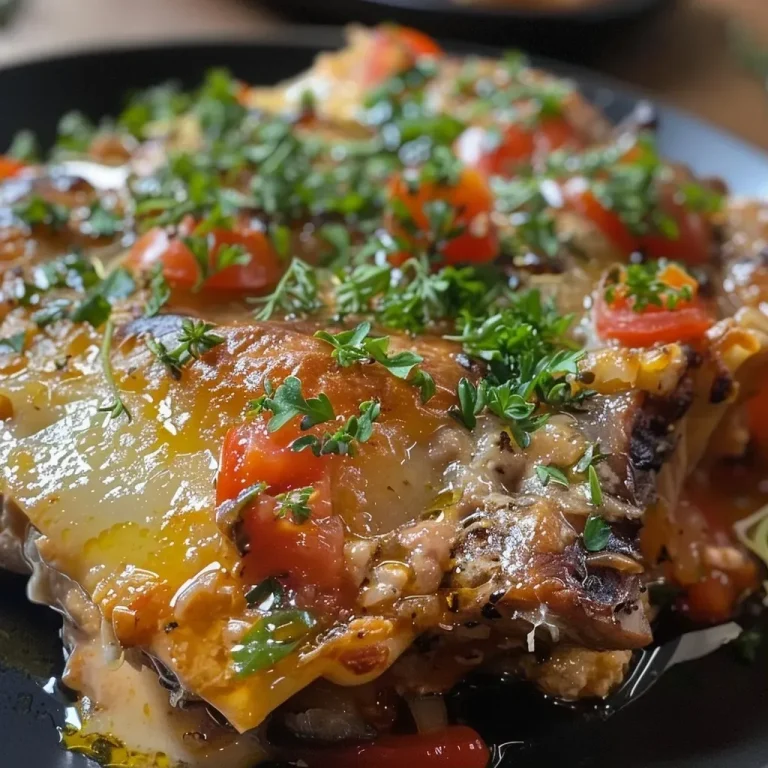 ['Lasanha de atum em camadas suculentas.', 'Porção de lasanha de atum com queijo derretido.', 'Close-up de lasanha de atum com molho e ervas.', 'Lasanha de atum pronta para servir, com ingredientes frescos.']