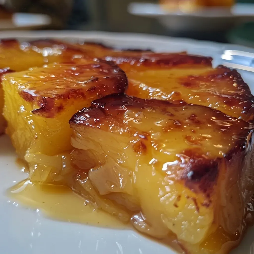 ['Mingau de aveia cremoso com pedaços de maçã caramelizada.', 'Prato de mingau de aveia decorado com maçã caramelizada crocante.', 'Close-up de mingau de aveia com maçã dourada ao fundo.', 'Mingau de aveia com maçãs caramelizadas servido em uma tigela.']